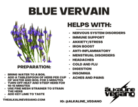 BLUE VERVAIN 40Z WILDCRAFTED