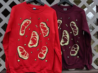 Image 2 of Maroon Meat sweater 