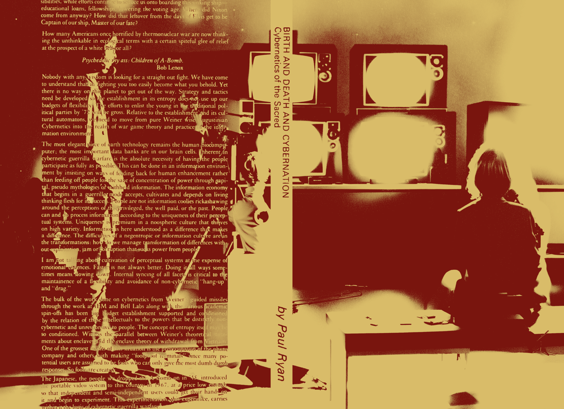Image of "Birth and Death and Cybernation: Cybernetics of the Sacred" Paul Ryan