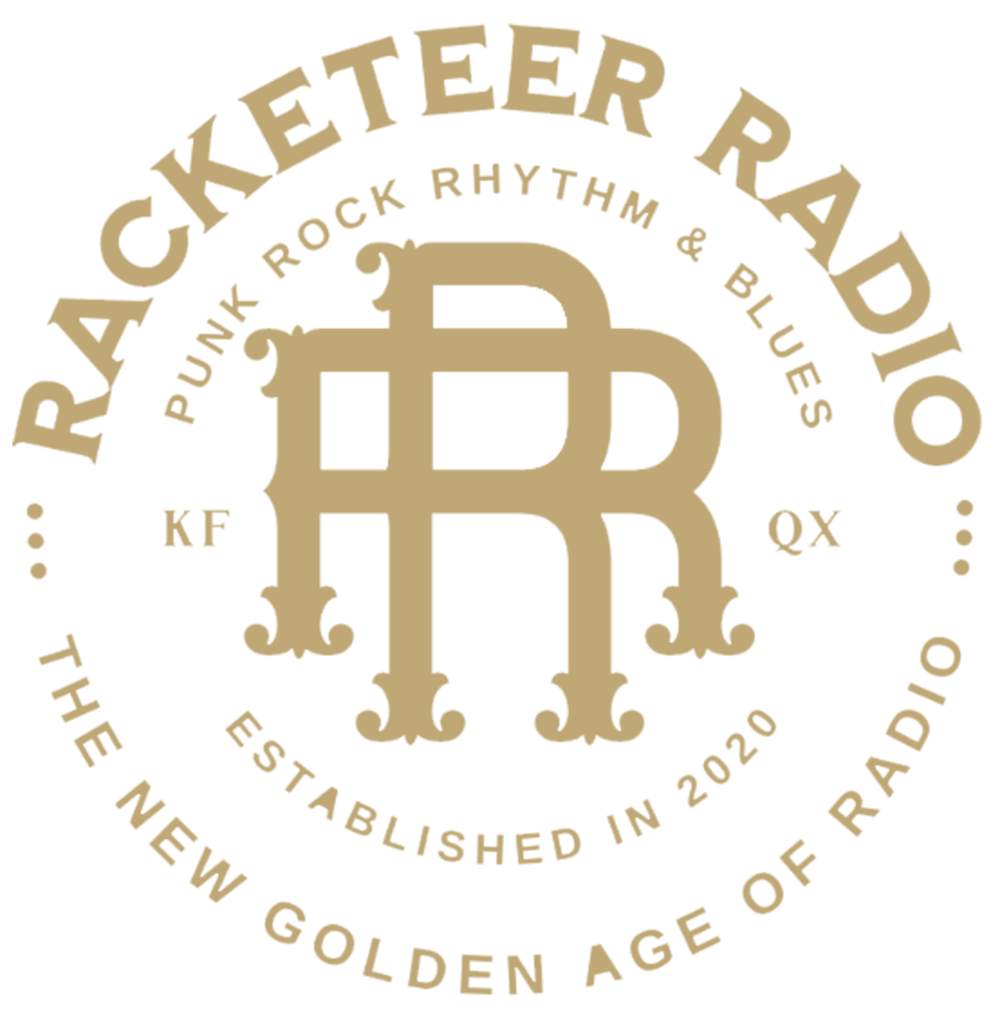 Racketeer Radio KFQX Golden Emblem Unisex t-shirt