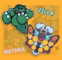 Image 2 of Kaiju Sticker Pack