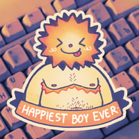 Happiest Boy Ever sticker