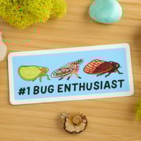 Image 1 of #1 Bug Enthusiast Sticker
