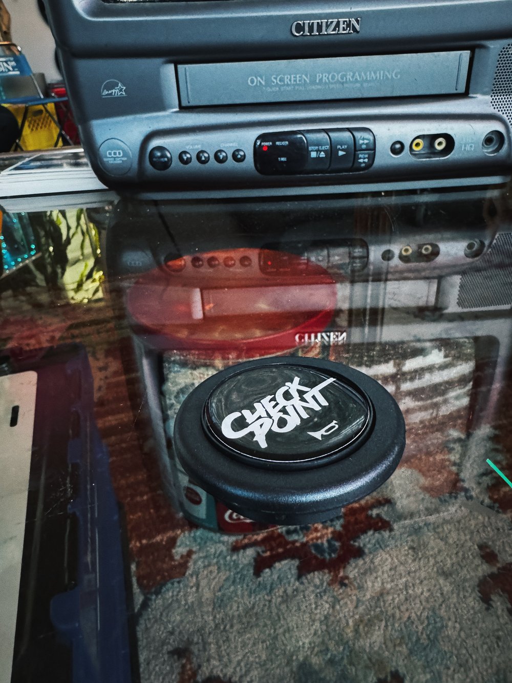 CHECKPOINT Classic Logo Horn Button