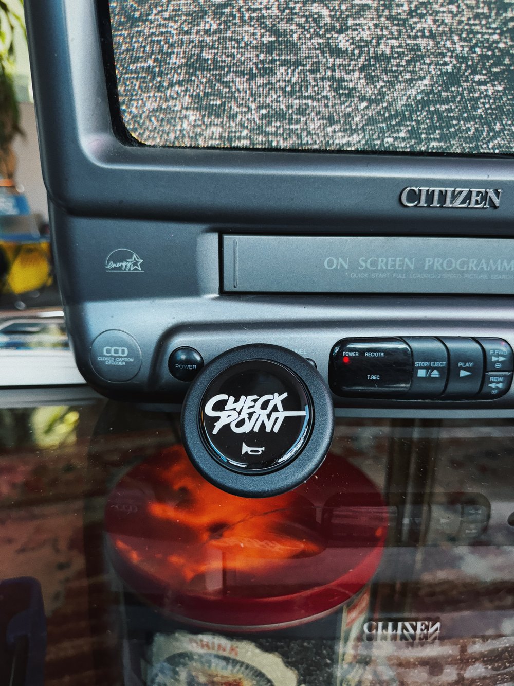 CHECKPOINT Classic Logo Horn Button