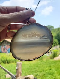 Image 2 of Agate Slice Suncatcher #2
