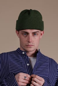 Image 3 of Knitted Beanie - Green 