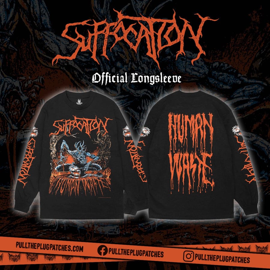  Suffocation Human Waste t-shirt long sleeves 