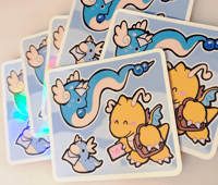 Image 2 of Dragonite Sticker Sheet