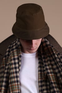 Image 1 of Bucket Hat wax cotton - Olive