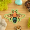 Blue-banded Bee Sticker