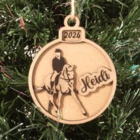 Image 1 of Customizable Hobby Specific Ornaments - Horse Edition