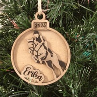 Image 3 of Customizable Hobby Specific Ornaments - Horse Edition