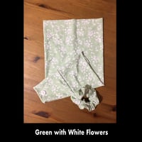 Image 7 of Hair Wrap with Buttons and Scrunchie - Set 3 Options