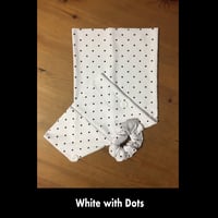 Image 10 of Hair Wrap with Buttons and Scrunchie - Set 3 Options