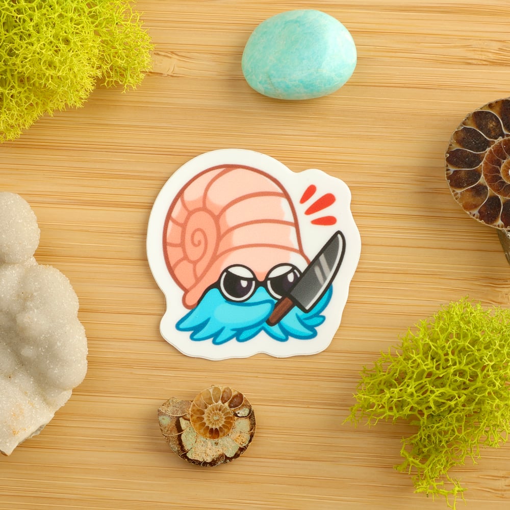 Angry Omanyte Sticker