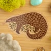 Pangolin Clear Vinyl Sticker