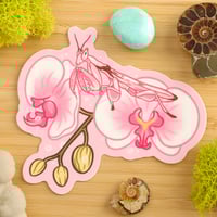Image 1 of Orchid Mantis on Orchid Sticker