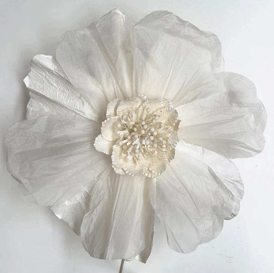 Image of Paper Flower White 