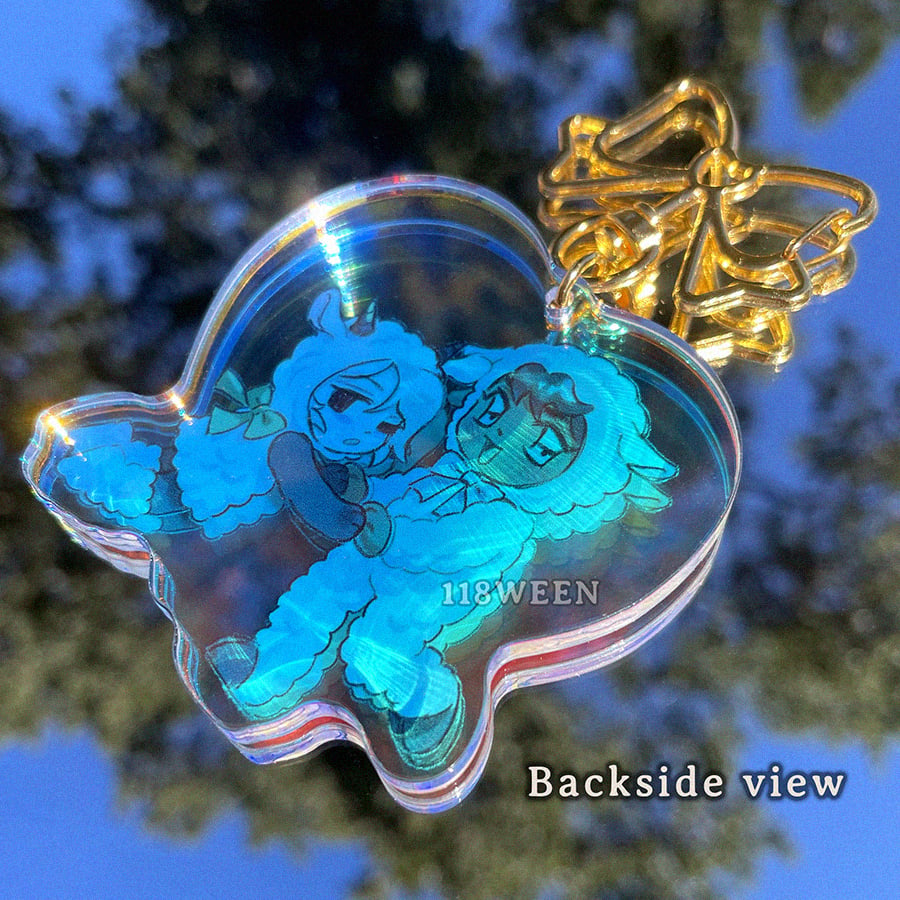 Kabumisu Lambs Rainbow Keychain