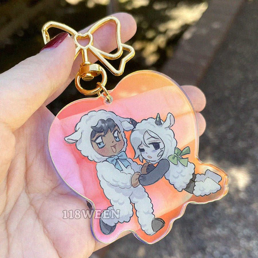 Kabumisu Lambs Rainbow Keychain