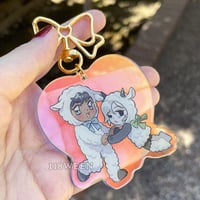 Image 2 of Kabumisu Lambs Rainbow Keychain
