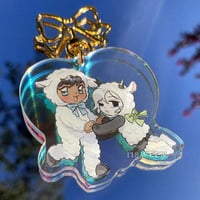 Image 1 of Kabumisu Lambs Rainbow Keychain