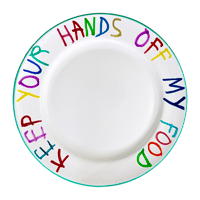 Image of CB Hoyo "Keep Your Hands Off" Single Plate