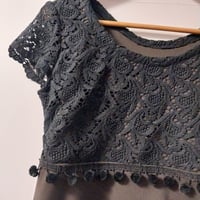 Image 4 of KylieJane Pom pom dress -licorice and lace