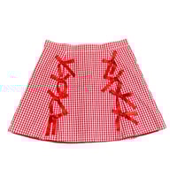 Image 1 of Candy Stripper gingham skirt