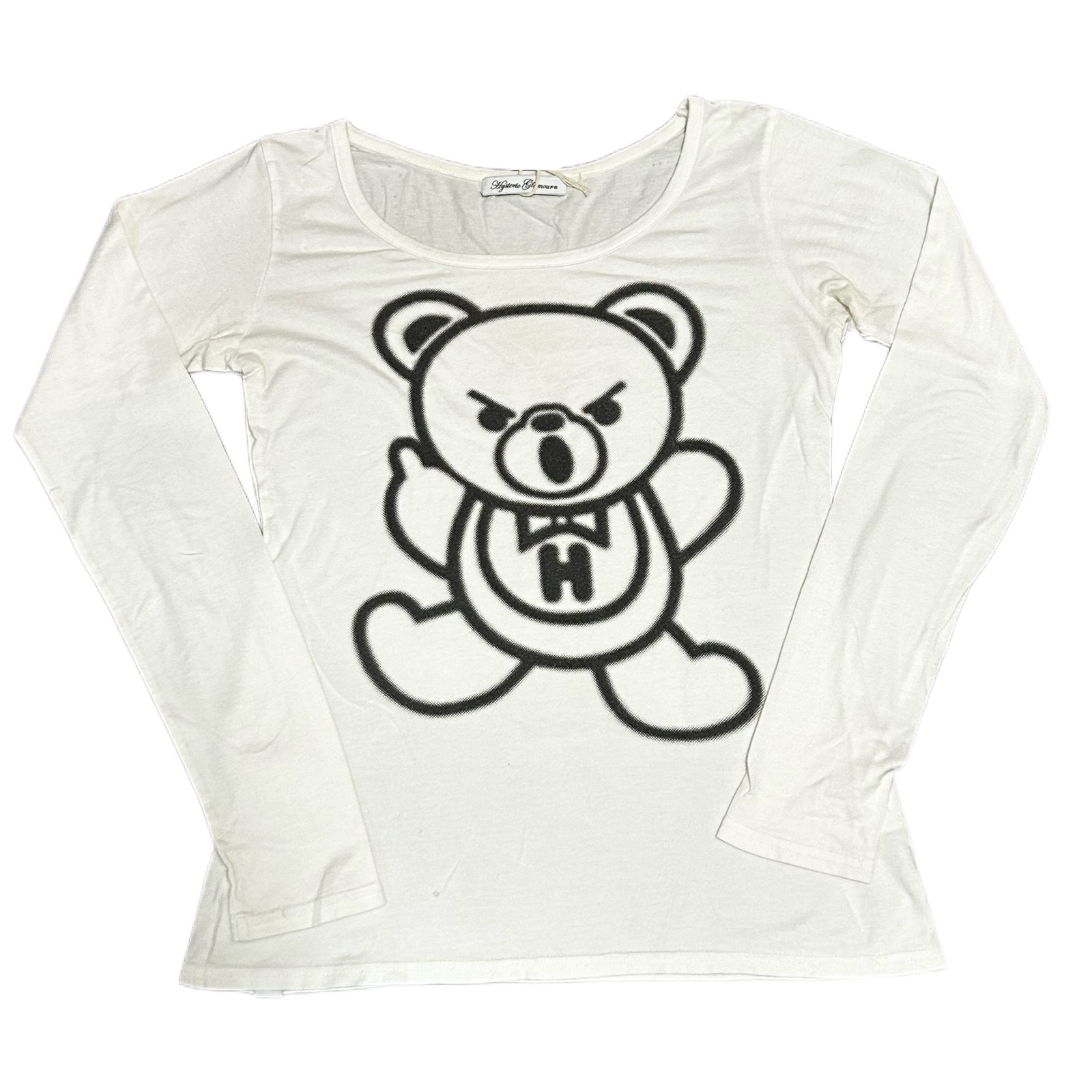 HYSTERIC GLAMOUR LEOPARD BEAR ロンT Hysteric Glamour fxxk bear top | dirt fruits