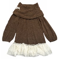Image 1 of Favorite off shoulder knit dress