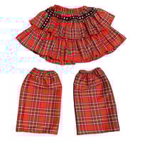 Image 1 of Tartan skirt set