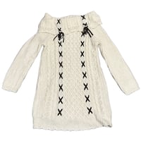 Image 1 of Axes Femme cable knit dress
