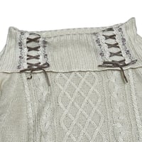 Image 2 of Axes Femme off shoulder knit dress