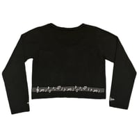 Image 2 of Axes Femme music score cardigan