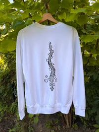 Image 2 of Cowardly Sword Sweatshirt in White M/L