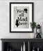 Image of ‘We’re All Mad Here’ Alice in Wonderland Print