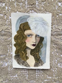 The Ostrich Feather Hat Original Painting