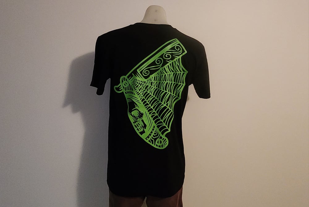 Image of Chop The Rona Tee (Black / Green)