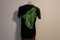 Image 1 of Chop The Rona Tee (Black / Green)