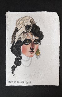Skull Lady Painting