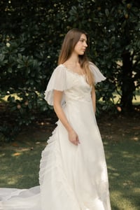 Image 3 of 1970s Butterfly Wedding Gown