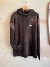 ORGANIC HOODIE HEHLEREI hand dyed BROWN XXL