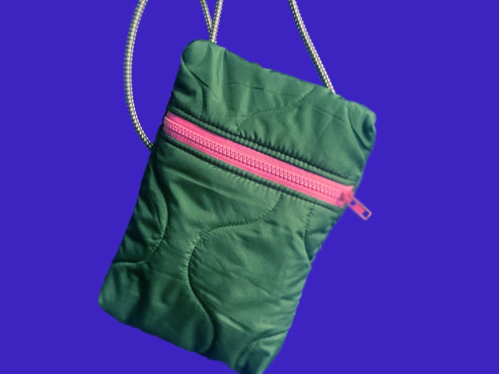 Image of TASCHE Puffy Forest Green