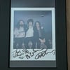 Framed & signed Polaroid photo of Trampolene