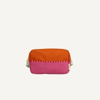 Image 1 of Fanny pack large gravel orange + rosette pink