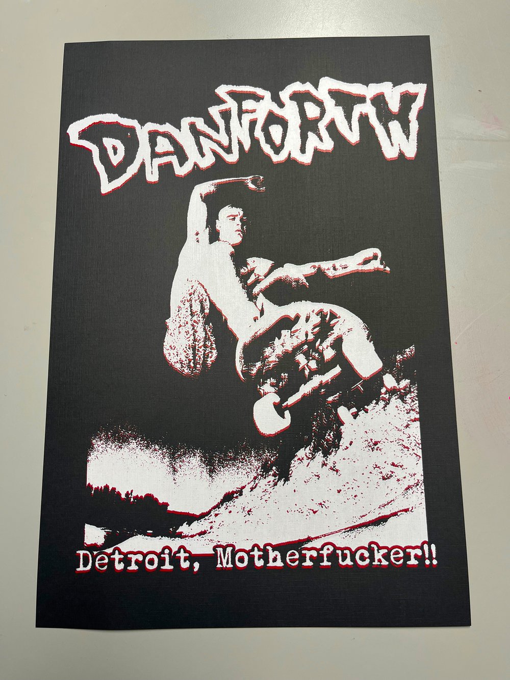 DANFORTH "DETROIT, MOTHERFUCKER!!" poster