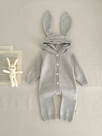 Image 9 of Bunny/ Bear Knitted Soft All In One