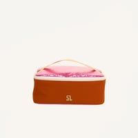 Image 1 of Cooler bag glossy magenta + gravel orange